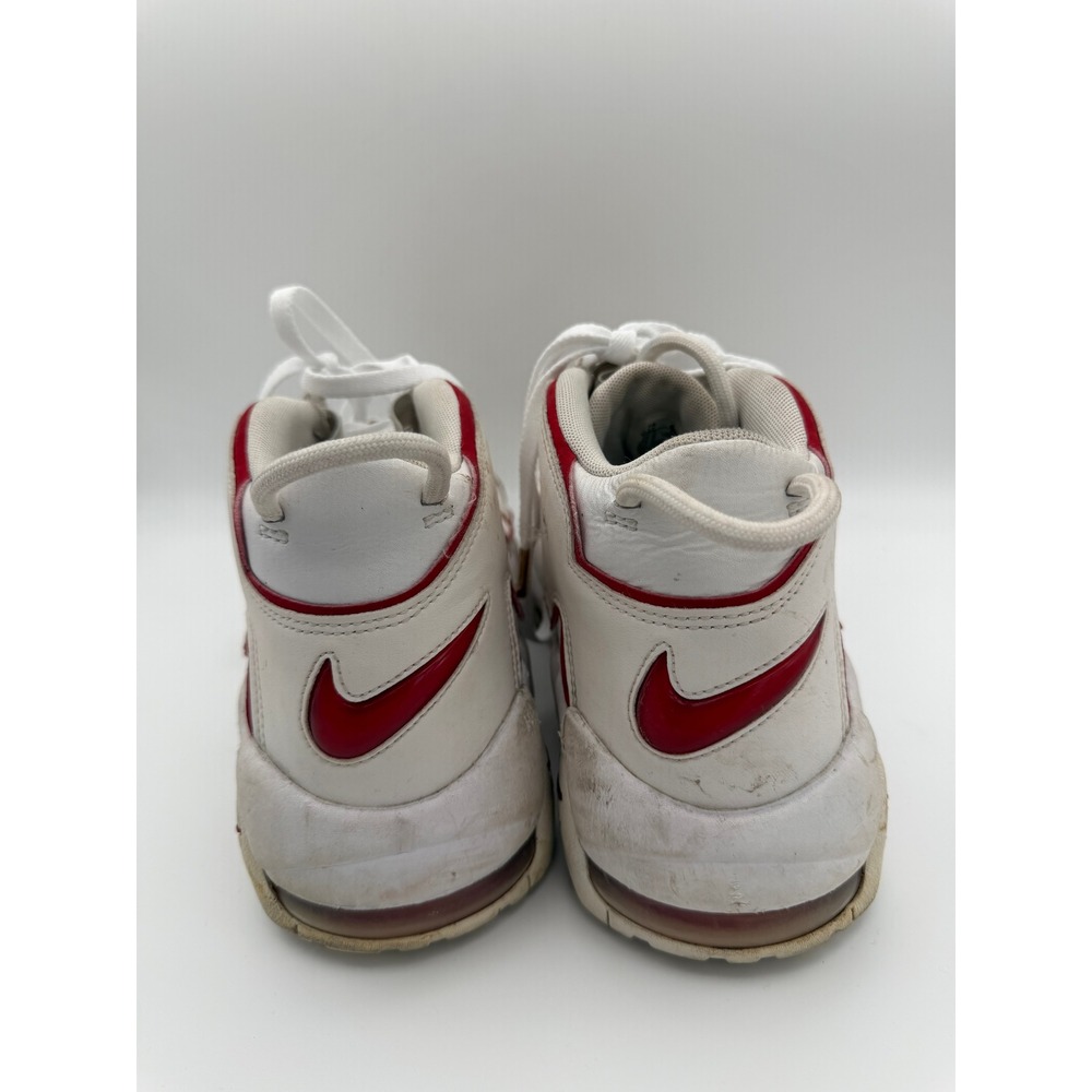 Size 12 - Nike Air More Uptempo White Varsity Red Outline 921948-102 - Picture 3 of 8